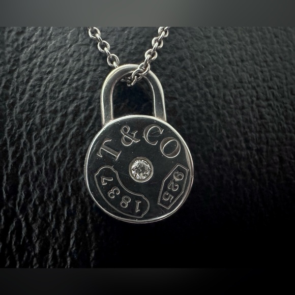 Tiffany 1837 Circle Pendant with Diamond - Picture 4 of 6